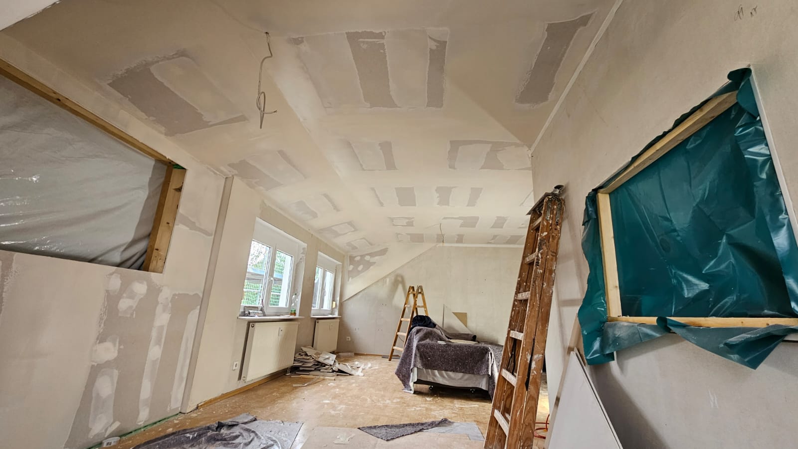 Wandgestaltung mit kreativen Techniken